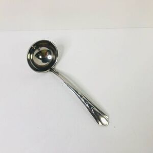 vintage stainless steel art deco design chevron gravy ladle replacement
